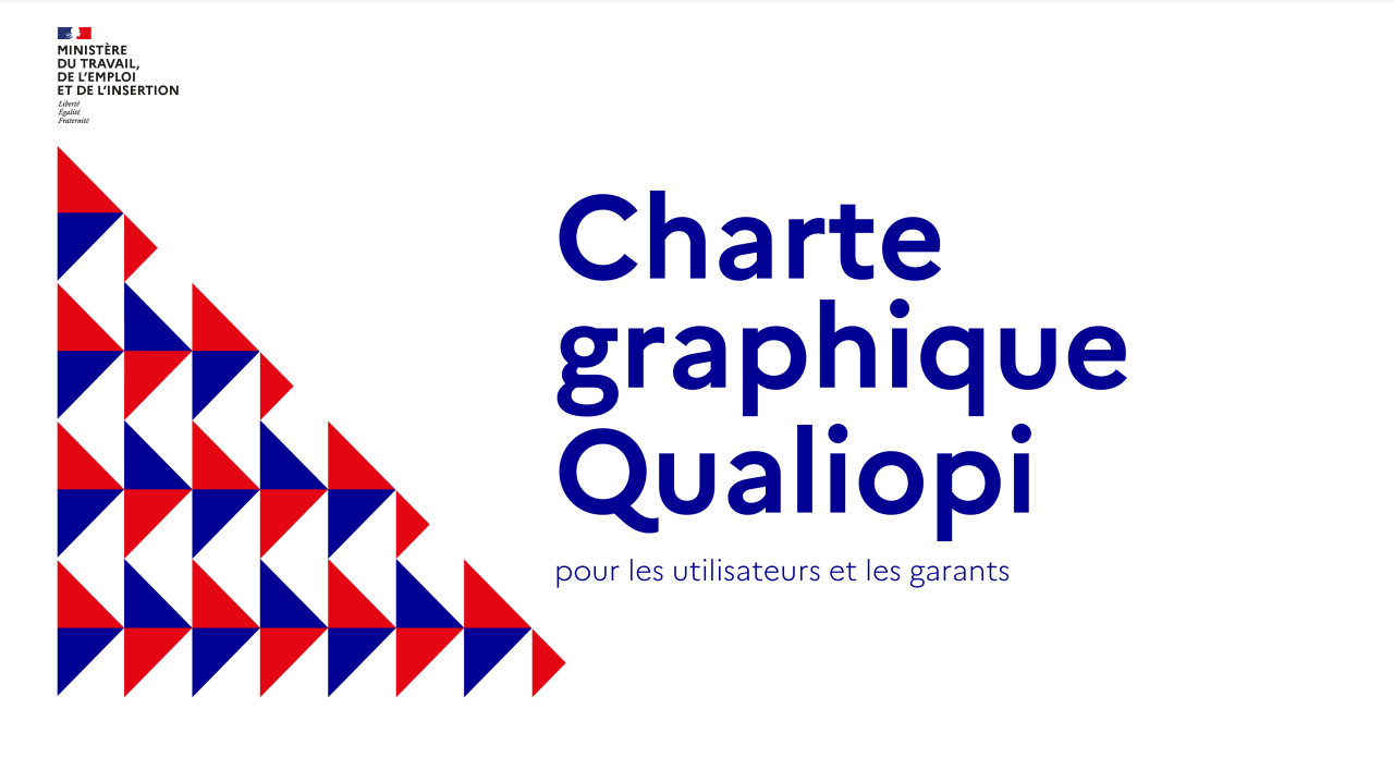 première page du document charte graphique Qualiopi