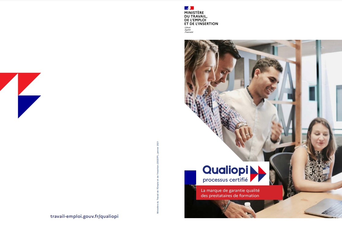première page du document présentation qualiopi Qualiopi