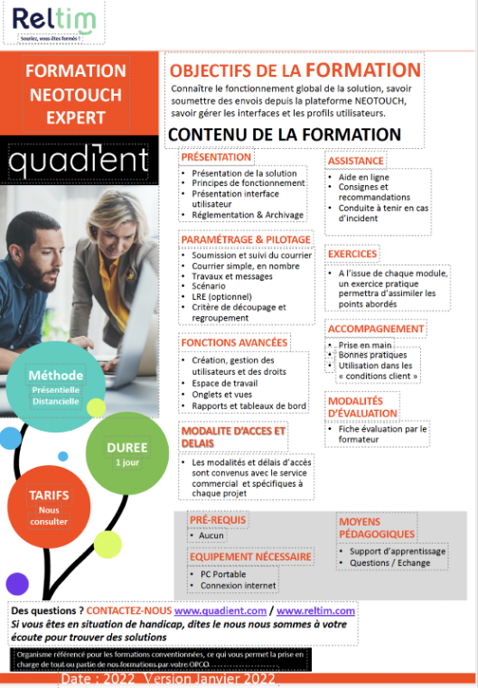 exemple formation portage Qualiopi
