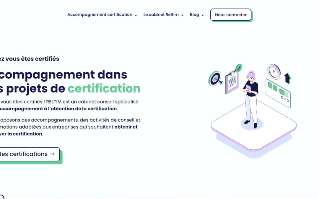 Notre nouveau site web avec un accompagnement sur-mesure pour les certifications Qualiopi et PSDM