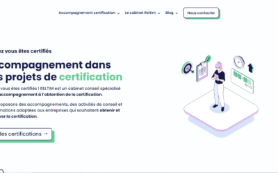 Notre nouveau site web avec un accompagnement sur-mesure pour les certifications Qualiopi et PSDM
