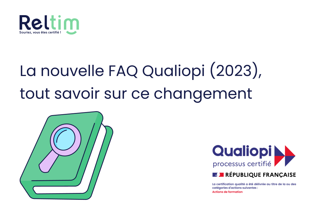 Illu article nouvelle FAQ Qualiopi 2023 illustration de l'article présentant la nouvelle FAQ Qualiopi 2023