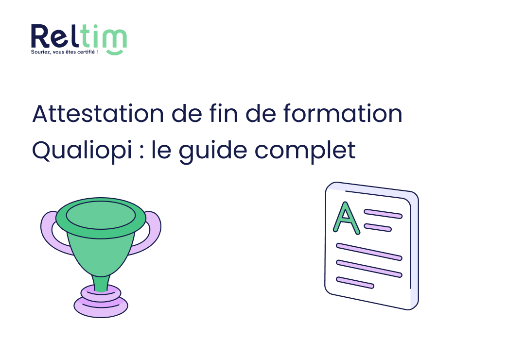 Illu article obtenir certification attestation de formation qualiopi illustration de l'article attestation de fin de formation Qualiopi