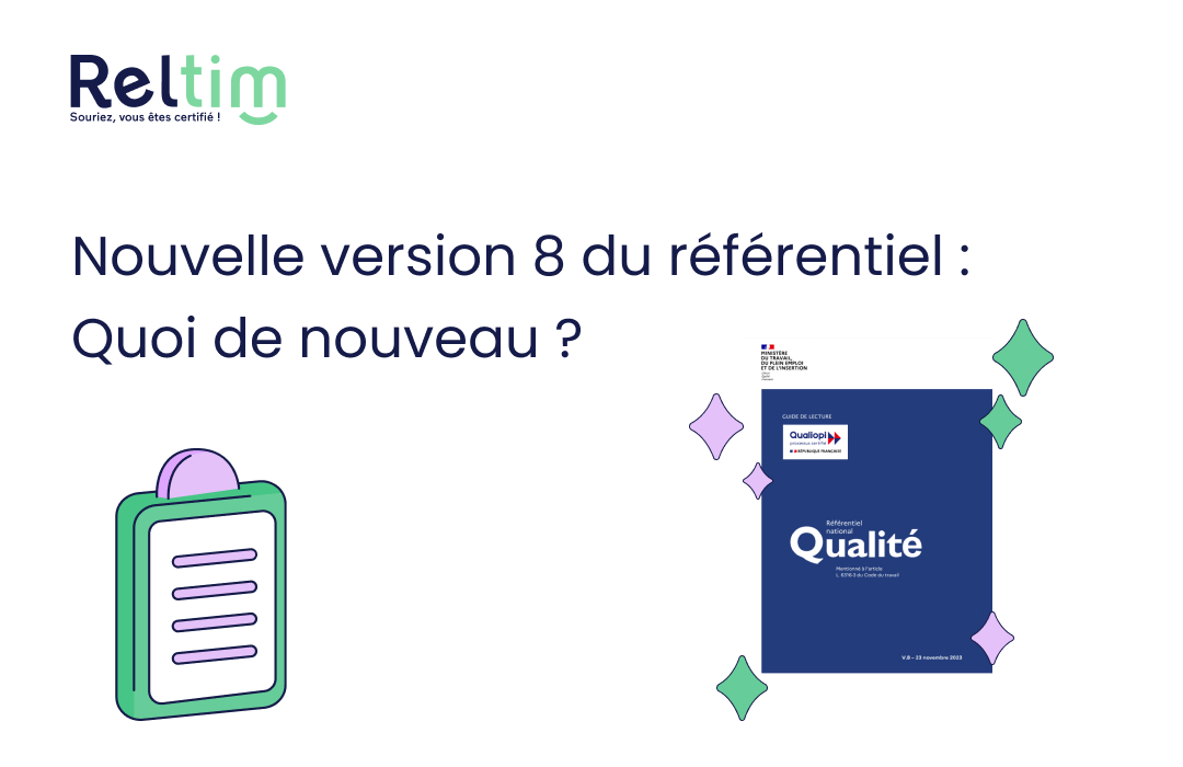 Illu article référentiel v8 illustration de l'article sur la nouvelle version 8 du référentiel Qualiopi